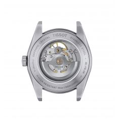 Tissot T-Classic Gentleman Powermatic 80 Open Heart Rhodium-Tone Dial Stainless Steel Watch 40mm - T1274071108100