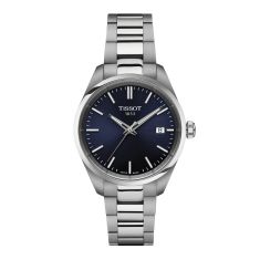 Tissot T-Classic PR 100 Black Dial and Stainless Steel Bracelet Watch - 34mm - T1502101104100