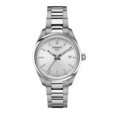 Tissot T-Classic PR 100 Silver-Tone Dial and Stainless Steel Bracelet Watch - 34mm - T1502101103100