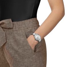 Tissot T-Classic PR 100 Silver-Tone Dial and Stainless Steel Bracelet Watch 34mm - T1502101103100