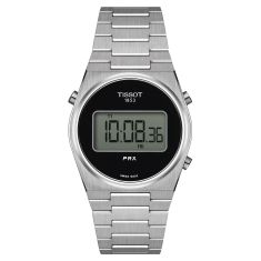 Tissot T-Classic PRX Black Dial Stainless Steel Bracelet Watch | 35mm | T1372631105000