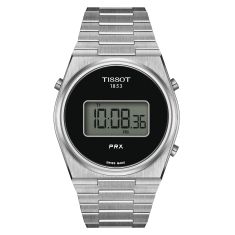 Tissot T-Classic PRX Black Dial Stainless Steel Bracelet Watch | 40mm | T1374631105000