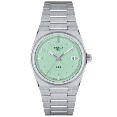 Tissot T-Classic PRX Green Dial and Stainless Steel Bracelet Watch | 35mm | T1372101109100