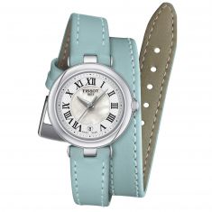 Tissot T-Lady Bellisima Small Lady M Light Blue Double Tour Strap Watch | 26mm | T1260101611301