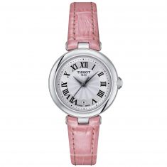 Tissot T-Lady Bellissima Small White Dial Pink Leather Strap Watch | T1260101601301
