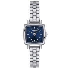 Tissot T-Lady Lovely Square Blue Dial and Stainless Steel Bracelet Watch | 20mmx20mm | T0581091104101