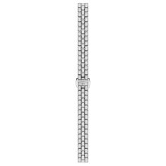 Tissot T-Lady Lovely Square Diamond Dial and Stainless Steel Bracelet Watch 20mm - T0581091103601