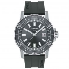 Tissot T-Sport Supersport Gent Grey Dial Rubber Strap Watch | 44mm | T1256101708100