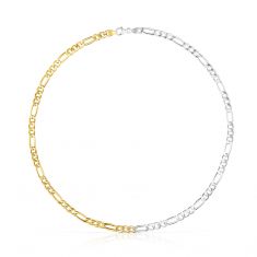 TOUS Basics Two-Tone Chain Necklace