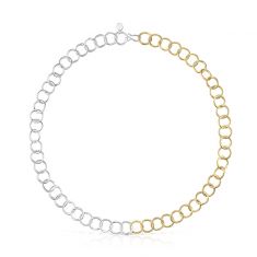 TOUS Basics Two-Tone Chain Necklace