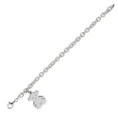 TOUS Bear Sterling Silver Charm Bracelet REEDS Jewelers