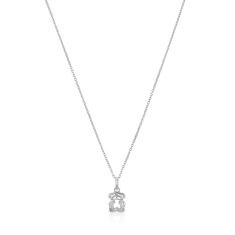 TOUS Bickie Triple Bear Sterling Silver Pendant Necklace