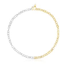 TOUS Carrusel Two-Tone Bear Motif Choker Necklace