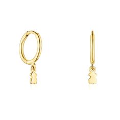 image of TOUS Cool Joy Gold-Plated Hoop Drop Earrings with sku:20511069