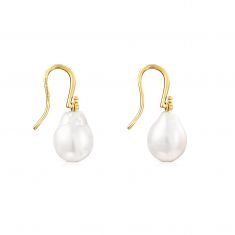 TOUS Gloss Pearl Droplet Earrings