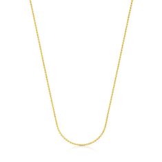 TOUS Gold-Plated Bead Necklace, 19.6"