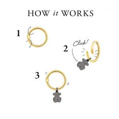 TOUS Hold Rose Gold-Plated Necklace, 28mm