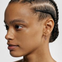 TOUS Manifesto Multi-Stone Yellow Gold Single Drop Earring