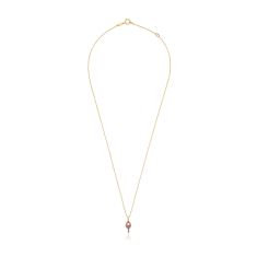 TOUS Manifesto Multi-Stone Yellow Gold Pendant Necklace