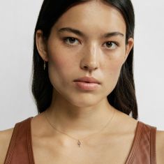TOUS Manifesto Multi-Stone Yellow Gold Pendant Necklace