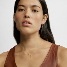 TOUS Manifesto Multi-Stone Yellow Gold Pendant Necklace