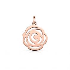 TOUS Small Floral Rose Gold-Plated Pendant