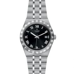 TUDOR Royal Black Dial Stainless Steel Watch | 38mm | M28500-0003