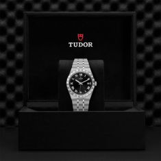 TUDOR Royal Black Dial Stainless Steel Watch | 38mm | M28500-0003