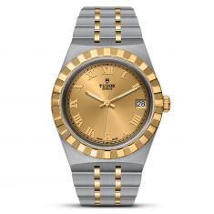 TUDOR Royal Champagne Dial Stainless Steel and Yellow Gold Watch | 34mm | M28403-0004