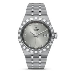 TUDOR Royal Diamond-Set Silver Dial Stainless Steel Watch | 28mm | M28300-0002