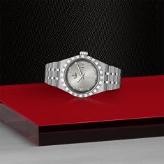 TUDOR Royal Diamond-Set Silver Dial Stainless Steel Watch | 28mm | M28300-0002