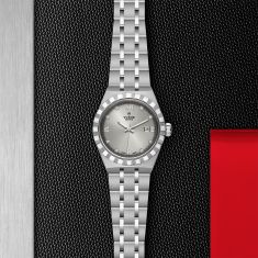 TUDOR Royal Diamond-Set Silver Dial Stainless Steel Watch | 28mm | M28300-0002