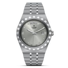 TUDOR Royal Diamond-Set Silver Dial Stainless Steel Watch | 41mm | M28600-0002