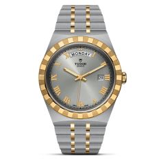TUDOR Royal Silver Dial Stainless Steel and Yellow Gold Watch | 41mm | M28603-0001
