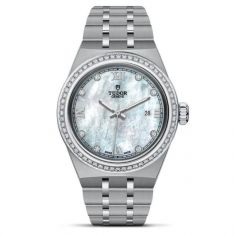 TUDOR Royal Stainless Steel Diamond Watch | Mother-of-Pearl Dial | 28mm | M28320-0001