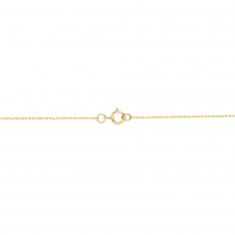Two-Tone Ornate Cross Pendant Necklace