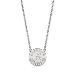 University of Alabama "Crimson Tide" Sterling Silver Pendant Necklace