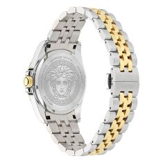 Versace Anteo Green Guilloche Dial Two-Tone Bracelet Watch 41mm - VE9H00524