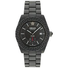 Versace DV One Automatic Black Dial Ceramic Bracelet Watch | 43mm | VE7K00123