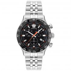 Versace Sport Tech GMT Black Guilloché Dial Black Bracelet Watch | 45mm |  VE2W00622 | REEDS Jewelers | Schweizer Uhren