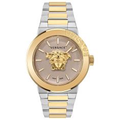 Versace Medusa Infinite Ivory Dial Two-Tone Stainless Steel Bracelet Watch | 45mm | VE7E00423