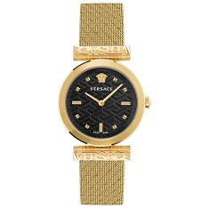 Versace Regalia Ion-Plated Yellow Gold Mesh Bracelet Watch | 34mm | VE6J00723