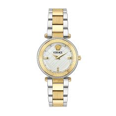 Versace Reve White Dial Two-Tone Stainless Steel Bracelet Watch 35mm - VE8B00724
