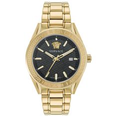 Versace Greca Action Chrono Ion-Plated Yellow Gold Bracelet Watch | 45mm |  VE3J00622 | REEDS Jewelers