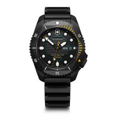 Victorinox Dive Pro Automatic Black Dial Black Rubber Strap Watch 43mm - 241997
