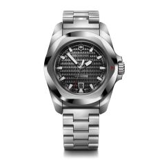 Victorinox I.N.O.X. Automatic Black Dial Stainless Bracelet Watch 41mm - 242019