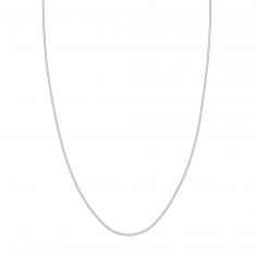 White Gold Hollow Snake Chain Necklace | 1.6mm