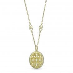 With You Lockets Addison Gold-Plated Locket Necklace