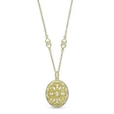 With You Lockets Addison Gold-Plated Locket Necklace