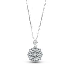 With You Lockets Morgan Cubic Zirconia Sterling Silver Locket Necklace